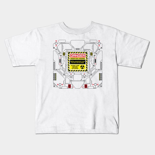 DANGER Kids T-Shirt by DCLawrenceUK